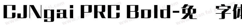 CJNgai PRC Bold字体转换